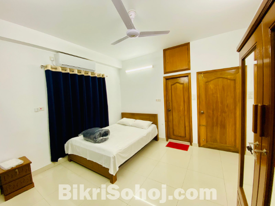Rent Furnished Three-Bedroom Flat In Bashundhara R/A